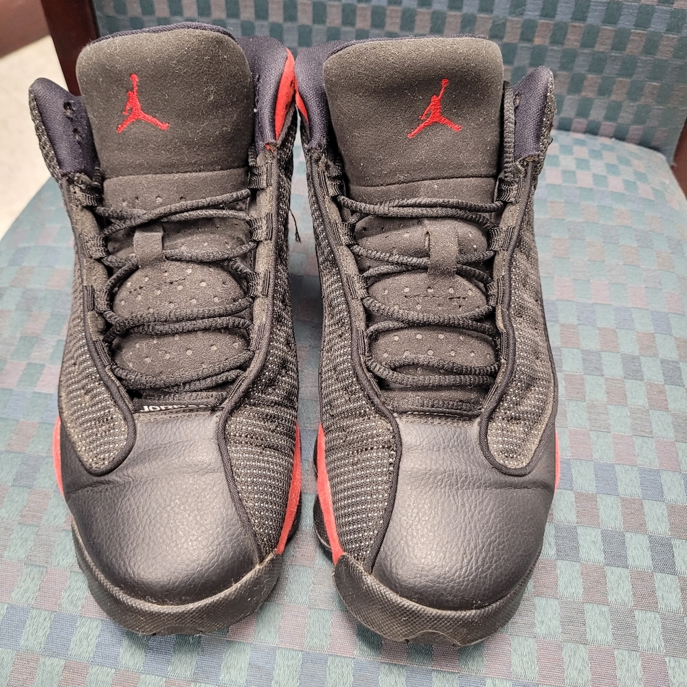 NIKE AIR JORDAN XIII RETRO BRED BLACK/ RED Sz 5Y Women sz 6.5 414574-010